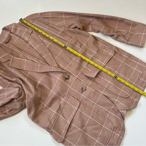 Madewell Breezewoven Larsen Blazer in Windowpane - Picture 8 of 10